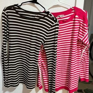 Women’s Gap Striped Long Sleeve Tops